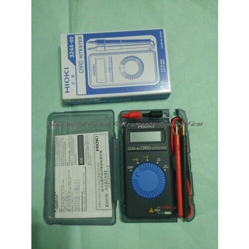 Fast arrival HIOKI 3244-60 Card HiTester Digital Multimeter auto-ranging power saving