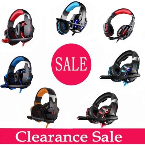 Russian Clearance Sale Gaming Headset Stereo Deep Bass Headphones with Mic LED Light PC And Gaming Optical Gamer Mouse