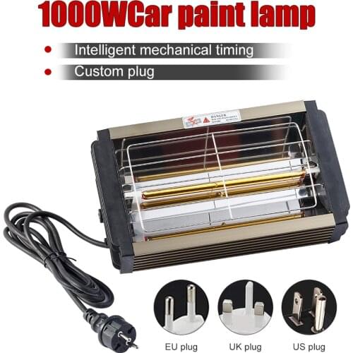 Infrared Paint Curing Lamp Shortwave Heater Baking Light Portable Handheld Infrared Car Paint Lamp Dryer Car Body Paint dryer