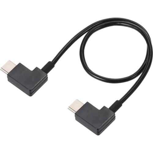 Type-C to Type-C Remote Controller Data Adapter Cable Converter Cord for FPV DJI Mavic Pro Platinum Accessories 30cm Black