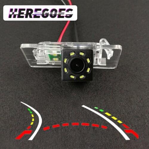 Fisheye 4 8 12 led dynamic Wireless Car CCD Night Vision Rear Camera For Audi A4L A4 TT A1 A3 A5 A7 Q3 Q5 RS5