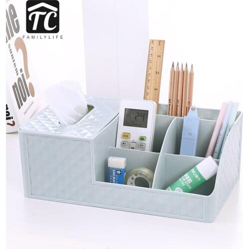 Objects Box Desktop Plastic Organizer Jewelry Storage Box Drawer Cosmetics Case Remote Control Holder Small objects Container