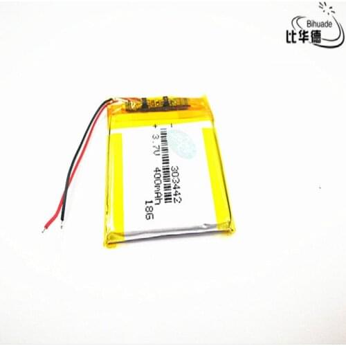 5pcs Good Qulity 3.7V 400mAh 303442 Lithium Polymer Li-Po li ion Rechargeable Battery cells For Mp3 MP4 MP5 GPS mobile bluetooth