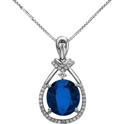 MENGYI Exquisite Luxury Water Drop Pendant Necklace Women Retro Antique Unique Rose Gold Choker Fashion Charm Jewelry