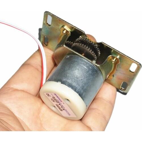 Micro Min 520 Gear Motor 32 Type Switch Motor DC 5V 9V 12V 65RPM Slow Speed High Torque All Metal Gear Motor Speed Reduction