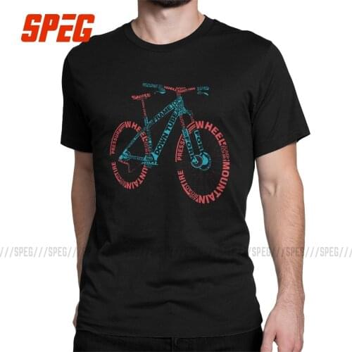 Mens Cycling MTB Mountain Bike T Shirt Bicycle Amazing Anatomy 100% Cotton Clothes Fun Short Sleeve 4XL 5XL O Neck Tees