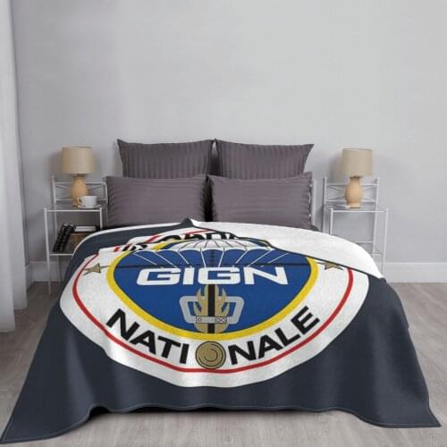 National Gendarmerie Intervention Group - Gign (France) Throw Blanket Sauna Bedspread Bedspreads Towel Sofa Blanket Plaid Throw
