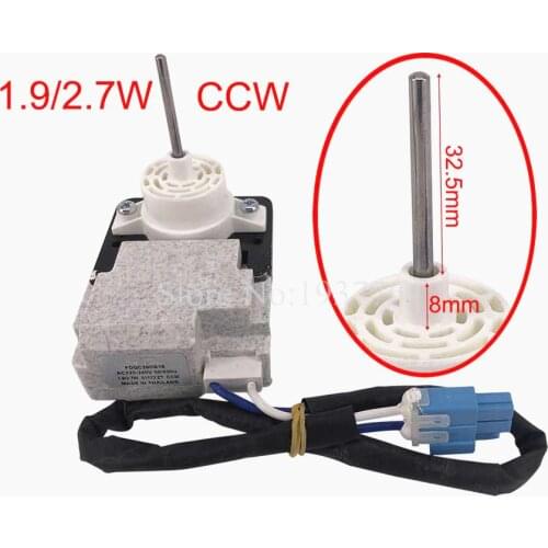 New for Refrigerator Cooling Fan Motor fan FDQC28HS1E motor whit the plug part