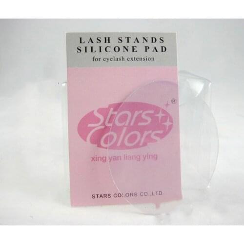 1PCS High Quality Antistatic Silicone Eyelash Extension Pallet Fales Eyelashes Stand Holder For Glue