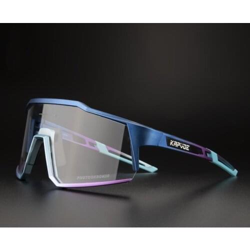 Brand Photochromic Outdoor Sports Sunglasses MTB Mountain Bike Bicycle Riding Cycling Glasses Eyewear Gafas Ciclismo 1 Lens