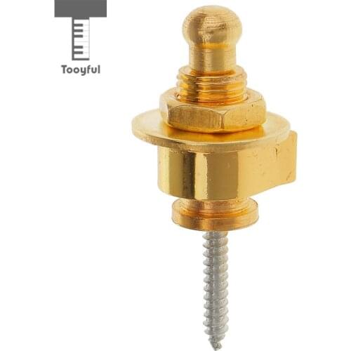 Tooyful Guitar Strap Lock Bass Alloy Belt Button 1Pcs Hold Tight Easy Remove Screw Fix for Acoustic Electric Bass Guitar Parts