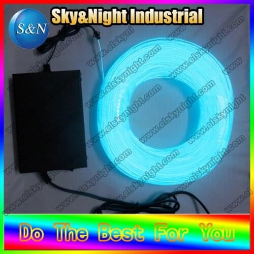 High brightness Flexible Neon el wire 2.3mm-Ice blue 100M+220V inverter with Free shipping
