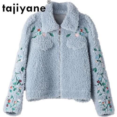 Clothes Winter 2021 Women 100% Wool Jackets Woman Real Fur Coats Womens Sheep Fur Jacket Sweet Mujeres Abrigos TN1433