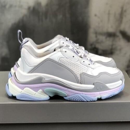 Sneakers Leather Mixed Color Mesh Woman Shoes Thick Bottom Platform Zapatos De Mujer Lace Up Shoes Patchwork Sports Shoes Women