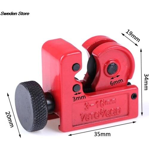 1PC Mini Alloy Steel Pipe Tubing Cutter 1/8" To 5/8" OD Copper Brass Aluminum Cutting Tool New