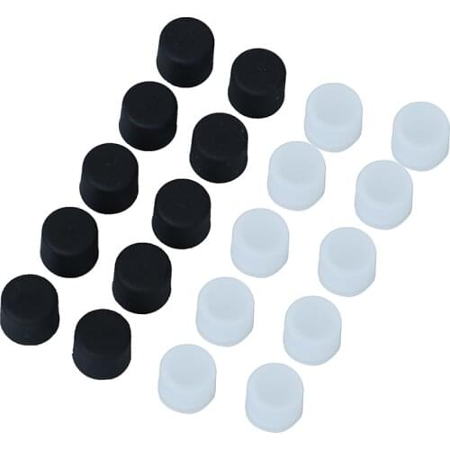 10pcs Silicone TV Audio Video Interface Dust Plug RCA Female Protective Cover RCA Plug Dust-proof Cover