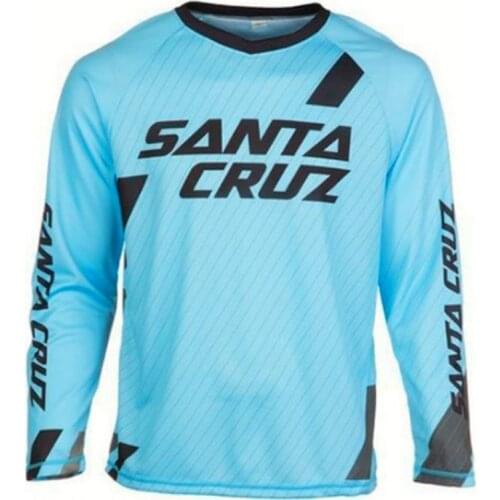 2020 santa cruz motocross jersey downhill camiseta ropa mtb Long Sleeve Moto Jersey mountain bike dh shirt mx clothing
