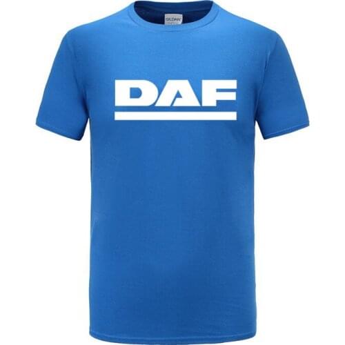 2021 summer New Fashion Casual DAF Lorry Mens women Short Sleeve T-Shirt Round Neck Graphic Top t shirt V