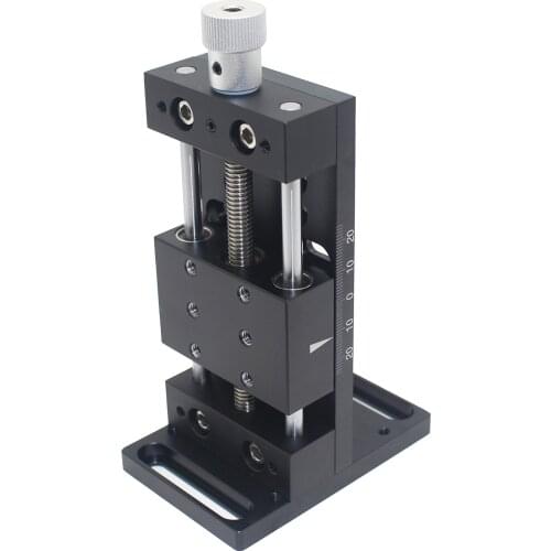 60x40MM Z-axis Manual Column Lifting Platform Laboratory Optical Displacement Platform Stroke 50MM/80MM/120MM Y