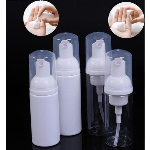 1pc 50ML/60ML Dispenser Soap Foam Foaming Pump Bottle Travel Plastic Portable Convenient Bottle Empty Foam Bottle