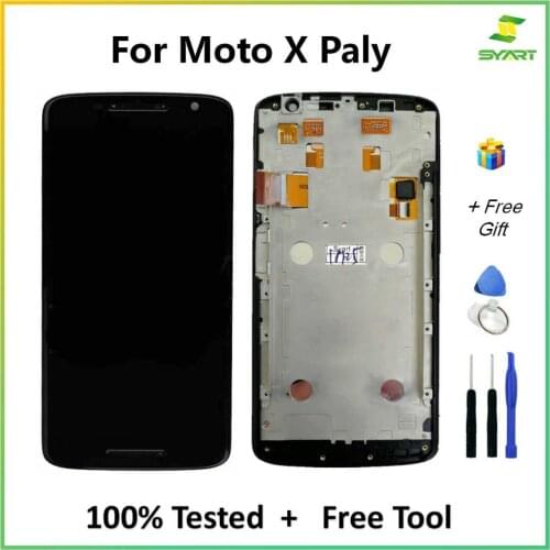 For Motorola X Play LCD Display Touch Screen With Frame Digitizer Assembly For Moto XPlay XT1561 XT1562 XT1563 5.5" LCDs Screen