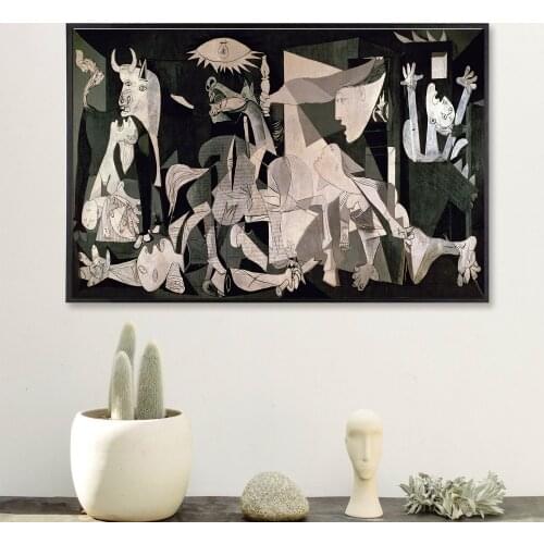 Guernica Surreal Abstract Lsd Acid Posters And Prints Canvas Painting Pictures On The Wall Abstract Decorative Home Decor Obrazy