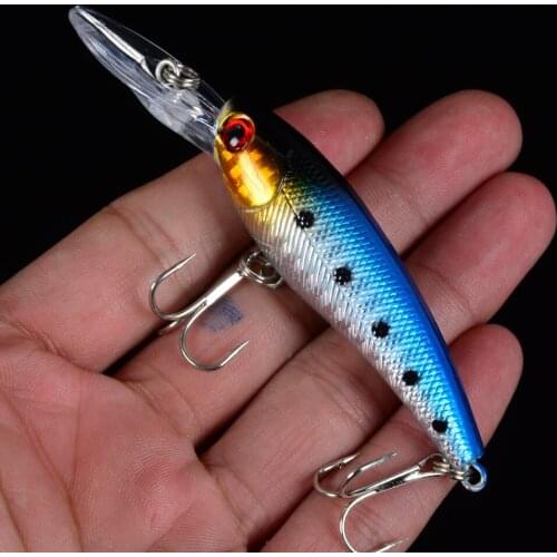 Artificial Minnow 90MM/8.3G High Quality Plastic Fishing Lure Diving Depth1.2-2.5M Anti-Corrosion Bionic Fishing Lure Hard Bait
