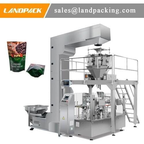 Multifunction Pepper Stand Pouch Packing And Filling Machine Matching Automatic Weighing Machine