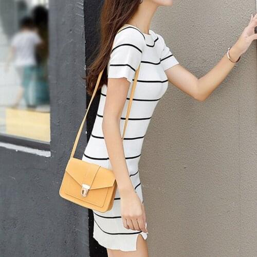 Fashion Small Crossbody Bags for Women 2020 Mini PU Leather Shoulder Messenger Bag for Girl Yellow Bolsas Ladies Phone Purse