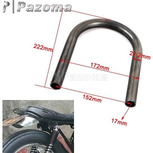 Motorbike 7/8" 22mm Modified Tube Rear Seat Frame Hoop Brat Loop for Kawasaki Yamaha Suzuki Honda CB750 CC Cafe Racer Bobber