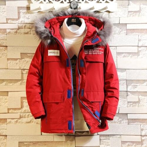 Fad Fur Collar Hooded Men Winter Jacket Men Coat Snow Parka Jacket Outerwear Thick Thermal Hip Hop Streetwear Man Outwear M-5XL