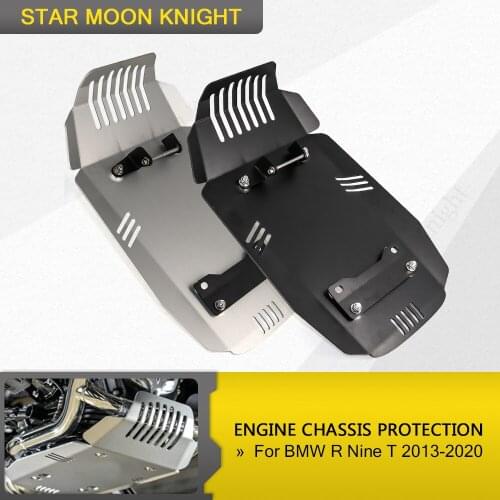 Lower Engine Base Chassis Guard Skid Plate Belly Pan Protector For BMW R Nine T NineT R9T Scrambler Pure Racer Urban 2013-2020