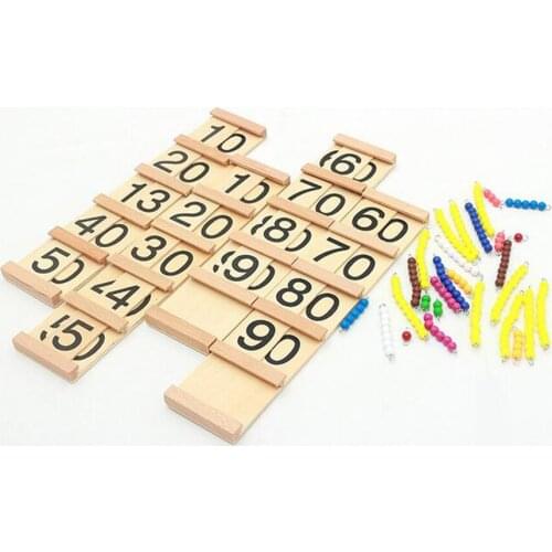 Montessori Teaching Aids In Seguin Wooden Toys For Children Teens And Tens Boards Early Childhood Preschool Training Family