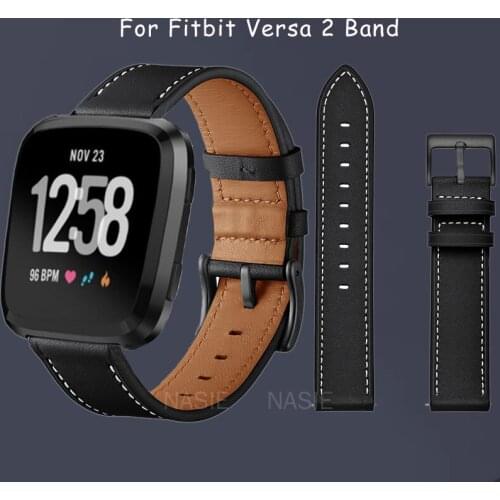 High Quality Strap Leather Band For Fitbit Versa Strap Wrist Bracelet Fit Bit Lite Verse 2 Band Accessories