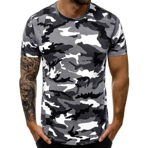 Yskkt Mens Camouflage T-Shirts
