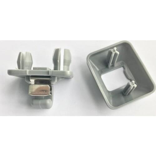 1Pc New Grey Car Interior Sun Visor Hook Clip Bracket For Audi A1 A3 A4 A5 Q3 Q5 Q7