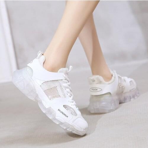 Shoes Ladies 2021 Fashion Sneakers Sports Leisure Coach Ladies Pink Chunky Sneakers Zapatos De Mujer Summer for Woman