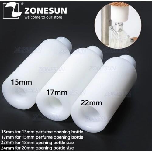 ZONESUN 15/17/22mm Collar Ring For Manual Perfume Bottle Crimping Machine Capping Perfume Bottles Sprayer