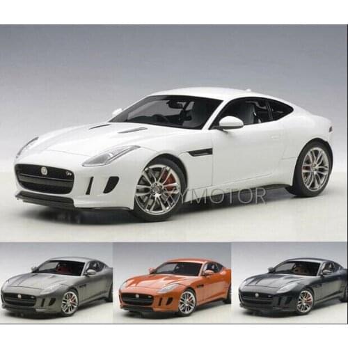 1/18 AUTOart For JAGUAR F-TYPE R COUPE 2015 Diecast Car Model Kids Gift Collection Ornament White Metal,Plastic,Rubber