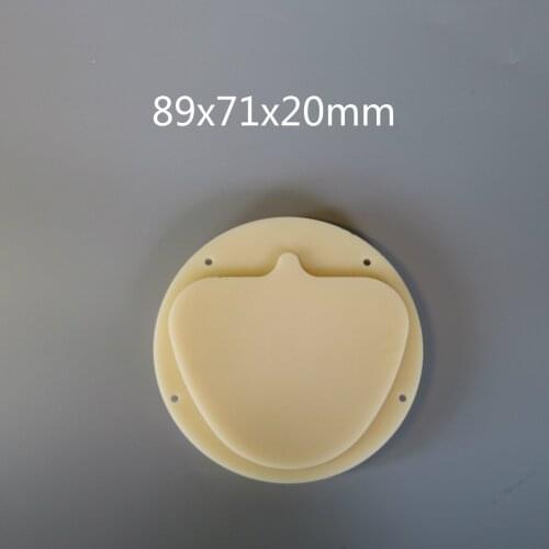 5pcs 89x71x20mm Dental Lab Material Pmma Disk A1 A2 A3 Dental PMMA Block for Amann Girrbach CAD/CAM Milling System