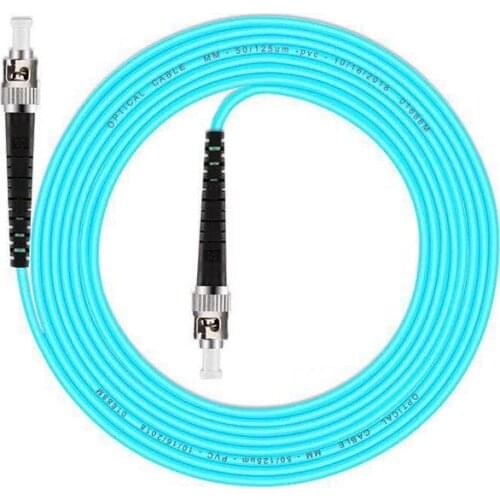 5PCS/lotL STUPC-STUPC Fiber Optic Patch Cord 10G 50/125 OM3 Fiber Cable Multimode Simplex Optical Jumper Free Shipping