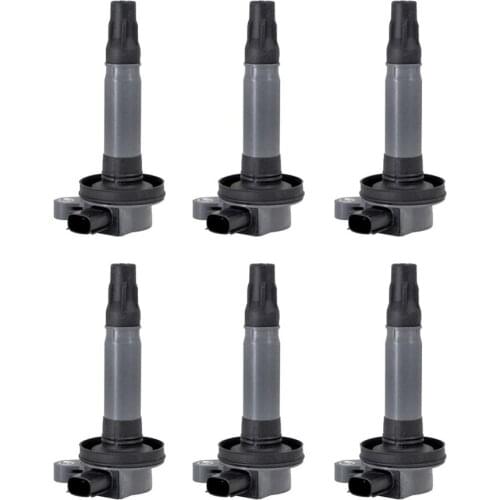 6pcs Ignition Coil for Ford Edge Flex Fusion Mustang Taurus - Lincoln MKS MKT MKK MKZ - Mazda 6 CX-9 Mercury