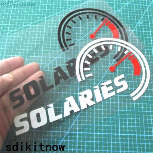 Car Dash borad Decal Sticker Styling Front Rear windshield Decoration For hyundai solaris 2011 2012 2013 2017 2018 accessories