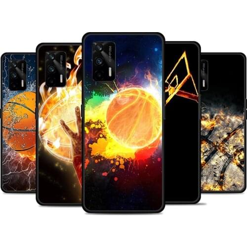 Basketball Sport Fire For Realme 8 GT Neo Flash Edition Explorer Master Q3 Pro Narzo30 C21 C20 C11 C20A C21Y Phone Case