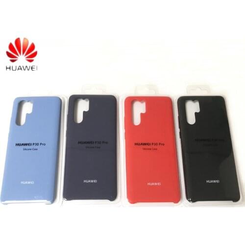 Official Huawei P30 pro liquid silicone cases original silky soft touch protect back cover for p30 p 30 pro phone housing shells