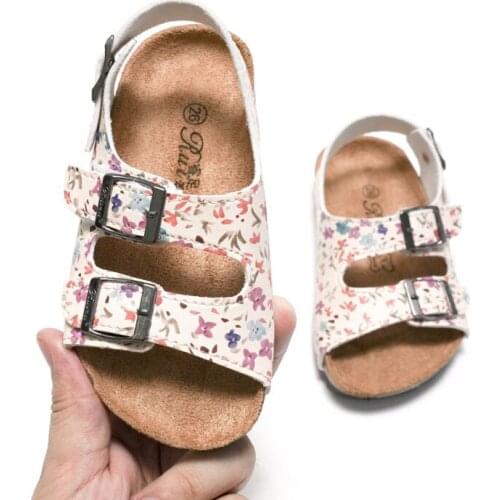 Kids New Style Cork Sole Anti-slip Casual Kids Shoes Size Childrens Slippers Girls Boys Sandals Summer New 2021