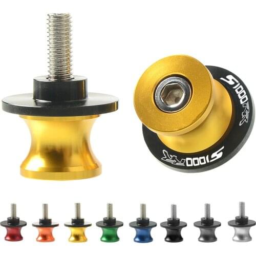 For BMW S1000 R RR S1000RR S1000R S 1000 RR 2009 -2014 Motorcycle Accessories Swingarm Slider Spools 8MM Swing Arm Stand Paddock