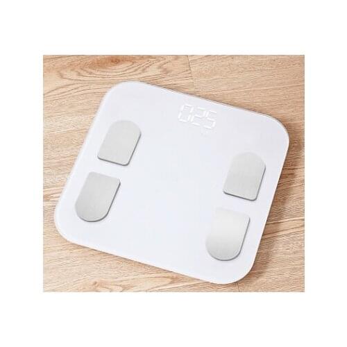 Smart body fat scale white Bluetooth weight scale customized small household fat measuring electronic scale