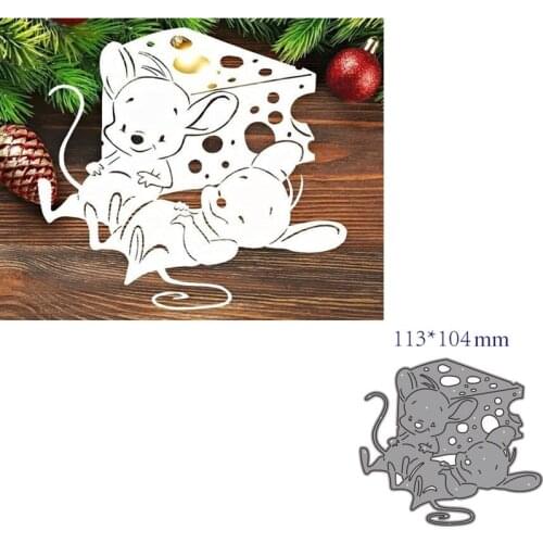 Metal cutting dies cut die mold Animal mouse decoration Scrapbook paper craft knife mould blade punch stencils