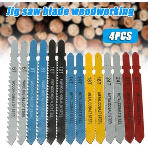 14Pcs Jig Saw Blades Set Assorted Metal Steel Blades Wood Cutting Tools Stainless steel blade for Wood